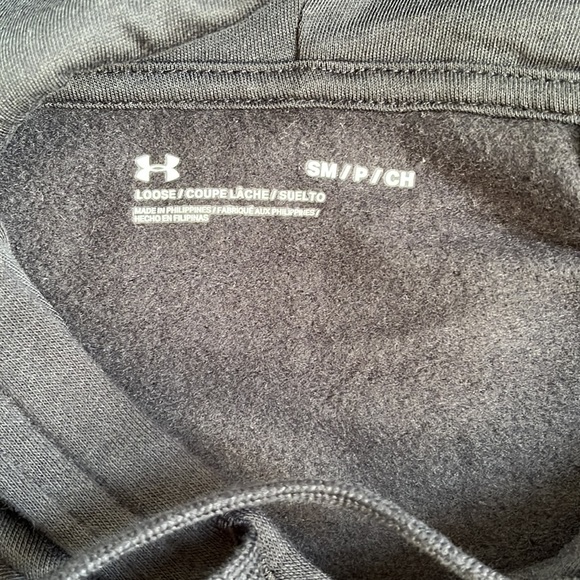 ✨NWT - UNDER ARMOUR sweatshirt hoodie black - Picture 2 of 4